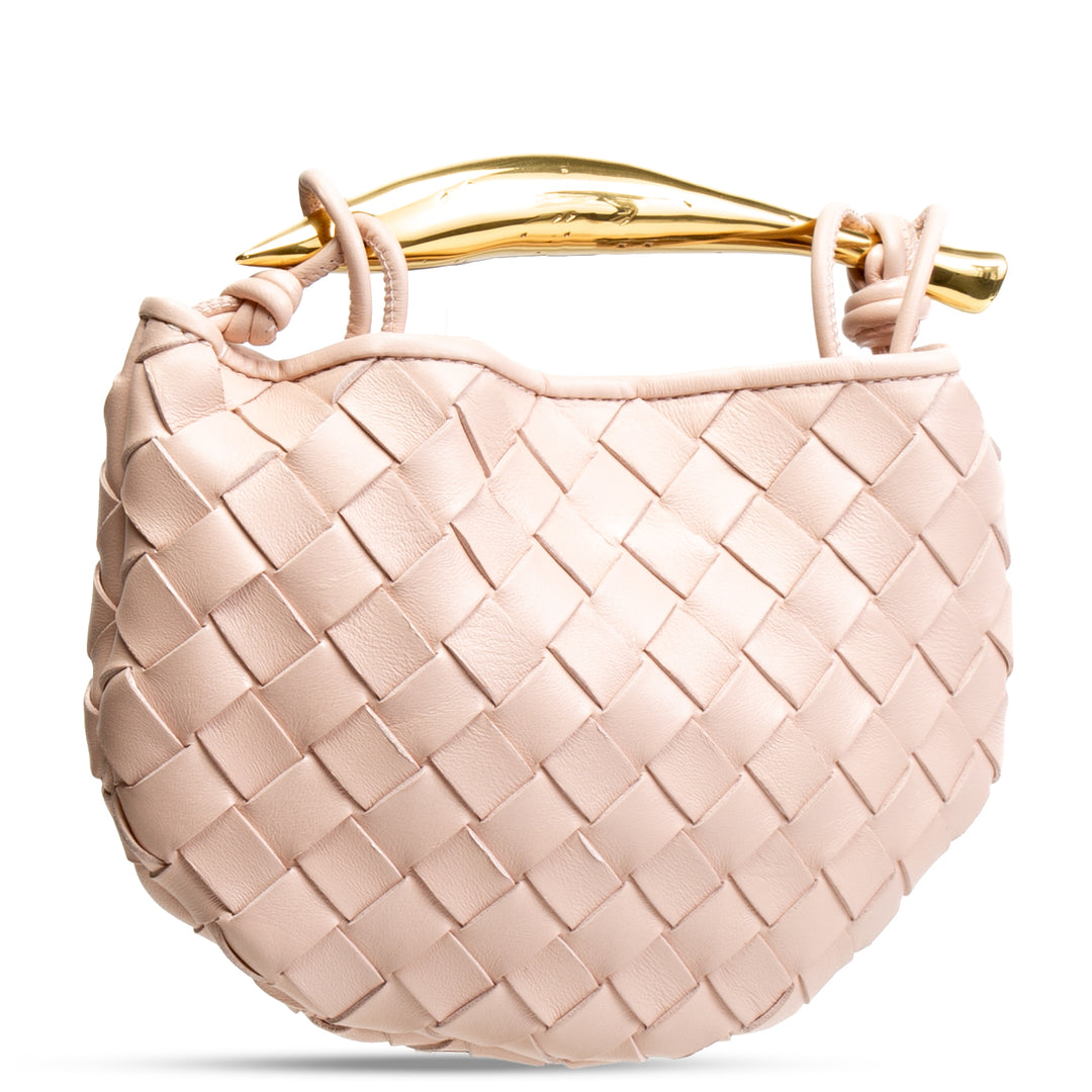 BOTTEGA VENETA Intrecciato Mini Sardine Umhängetasche - Lotus Pink