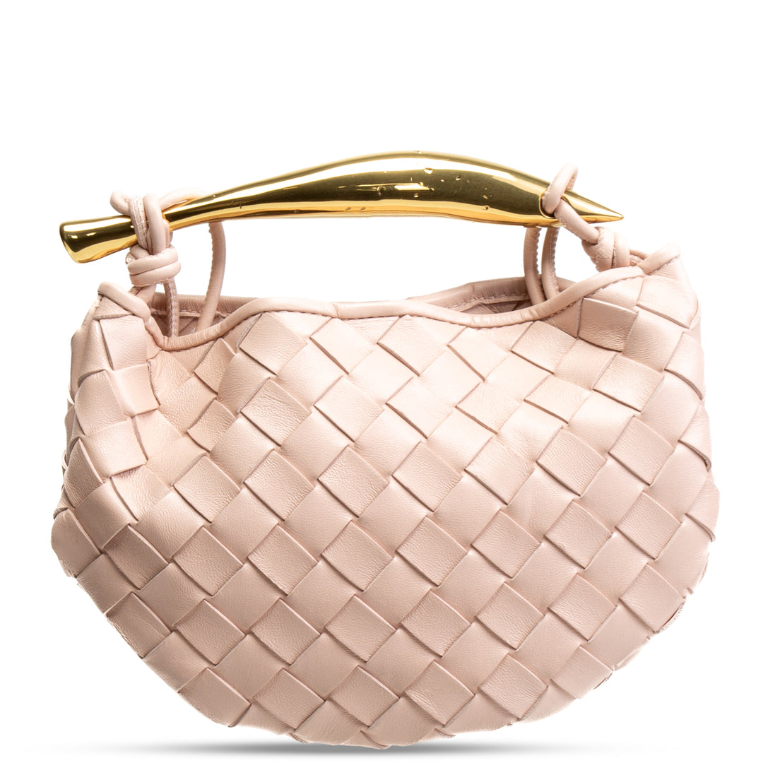 BOTTEGA VENETA Intrecciato Mini Sardine Umhängetasche - Lotus Pink