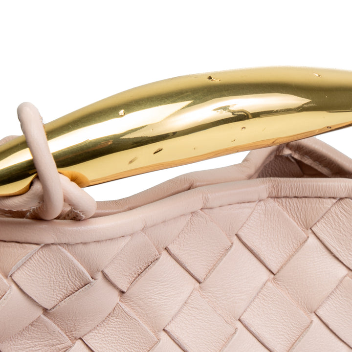 BOTTEGA VENETA Intrecciato Mini Sardine Umhängetasche - Lotus Pink