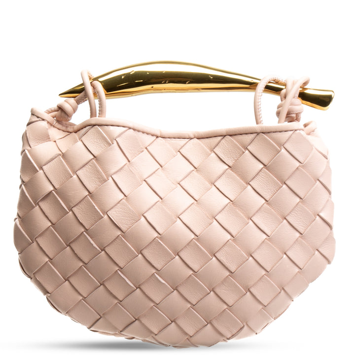 BOTTEGA VENETA Intrecciato Mini Sardine Umhängetasche - Lotus Pink