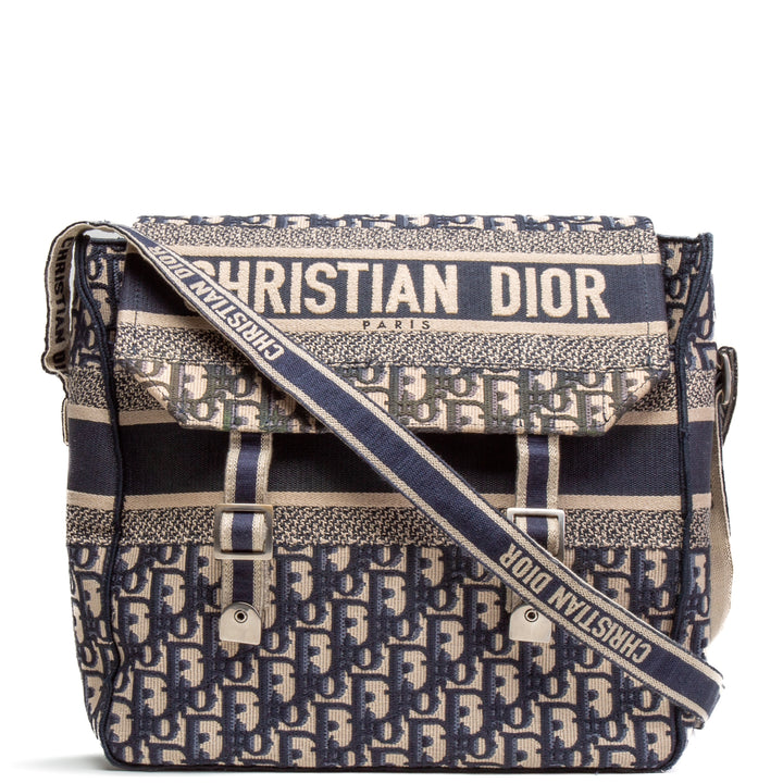 CHRISTIAN DIOR Diorcamp Medium Oblique Messenger - Blau