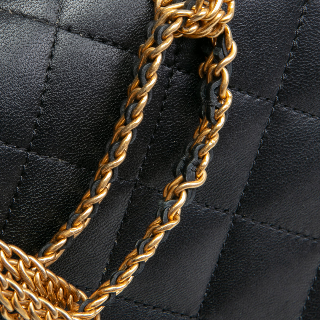 CHANEL On And On Flap Bag - Black