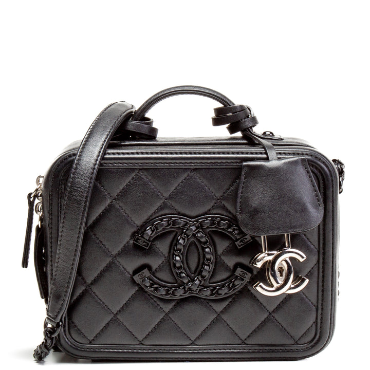 CHANEL Incognito CC Filigrane Vanity Schultertasche - So Black