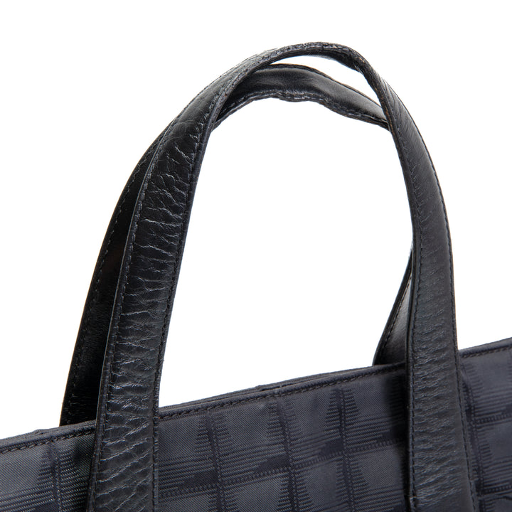 CHANEL Vintage Canvas Travel Ligne Tote - Schwarz OUTLET FINAL SALE