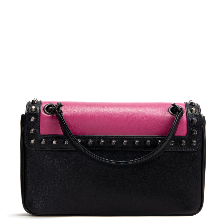 PRADA Glace Studded Crossbody - Pink