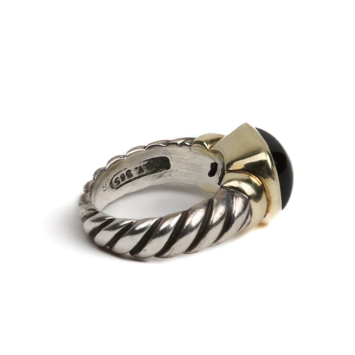 DAVID YURMAN Onyx Noblesse Cocktailring – ENDVERKAUF