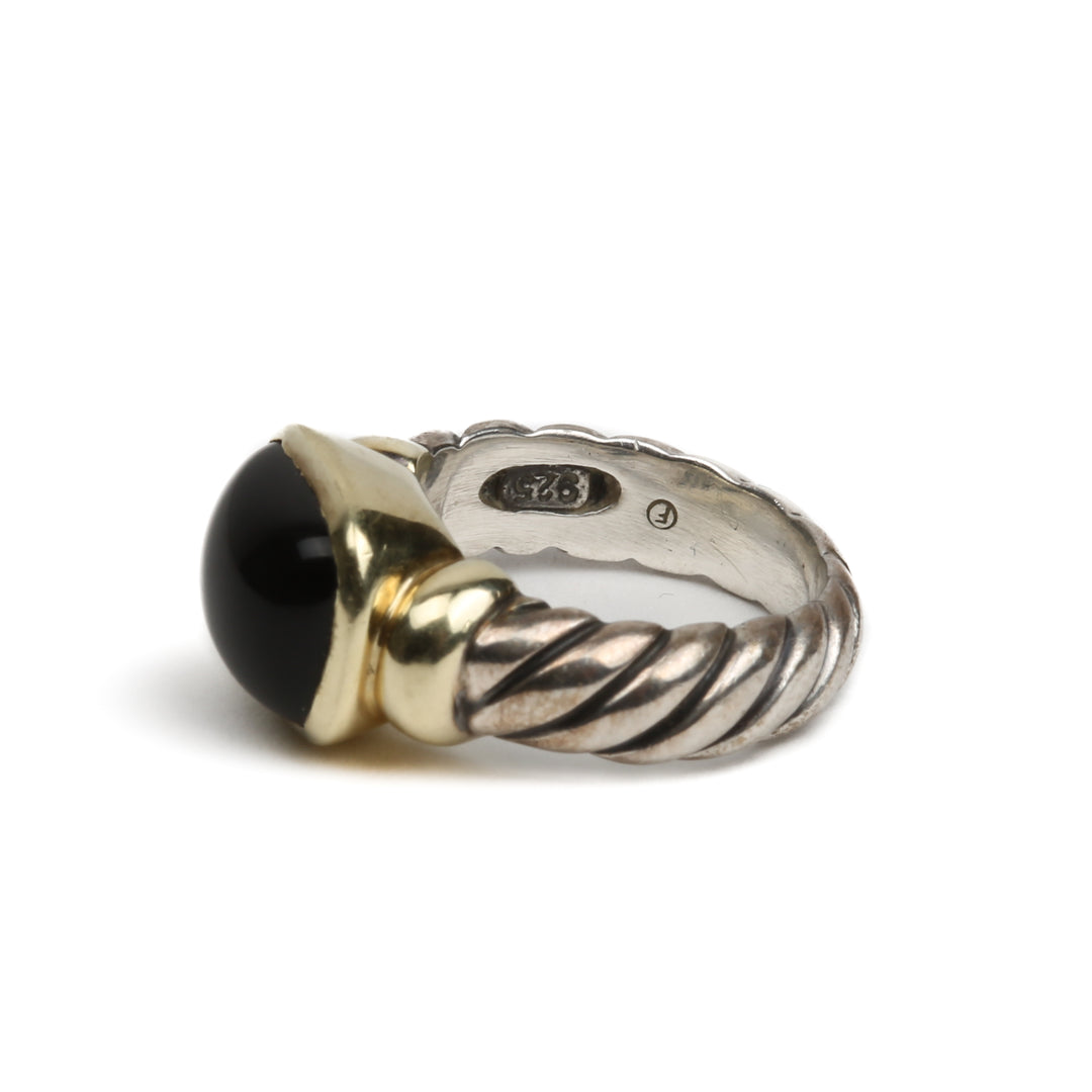 DAVID YURMAN Onyx Noblesse Cocktailring – ENDVERKAUF