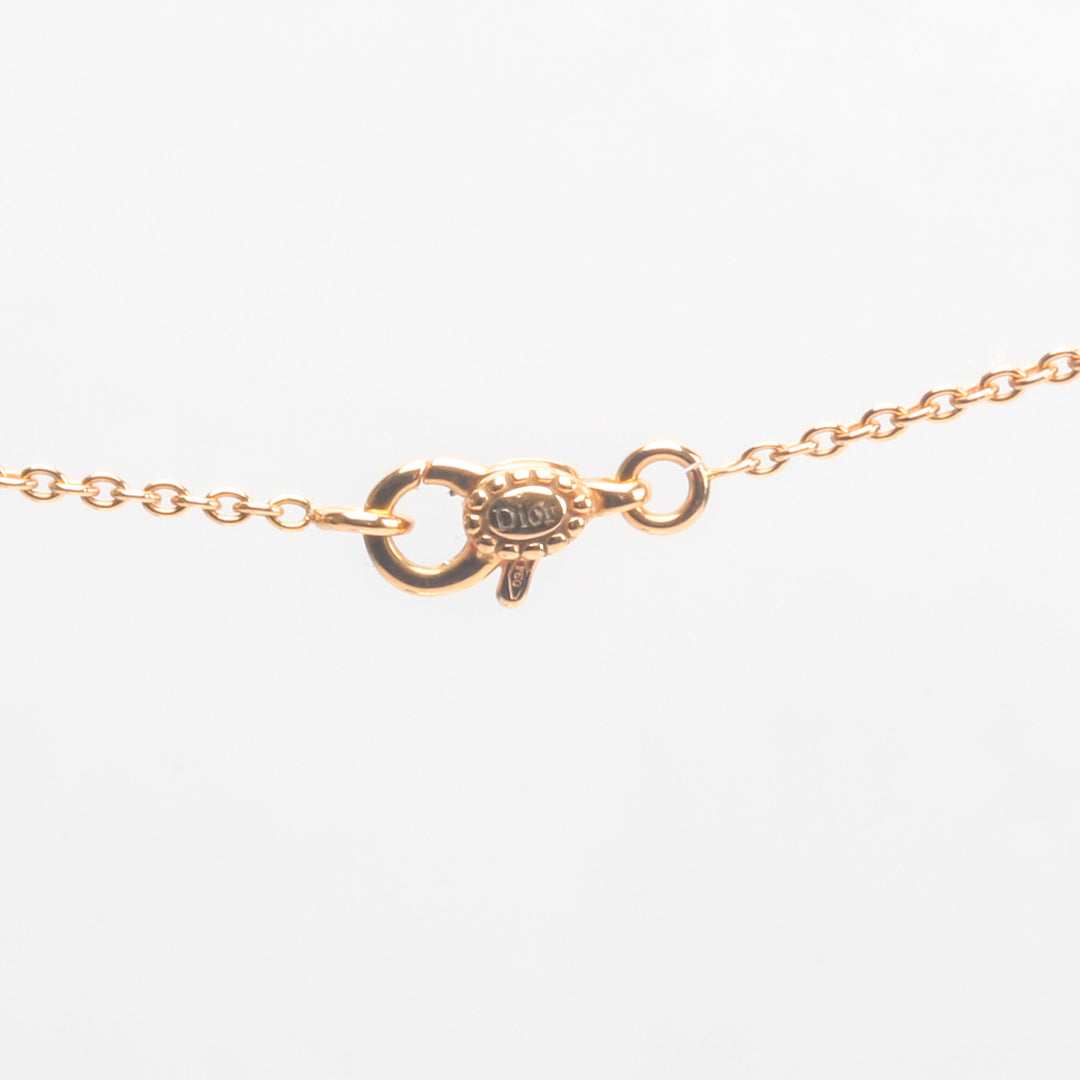 CHRISTIAN DIOR 18K Rose des Vents Diamant-Anhänger-Halskette – ENDVERKAUF