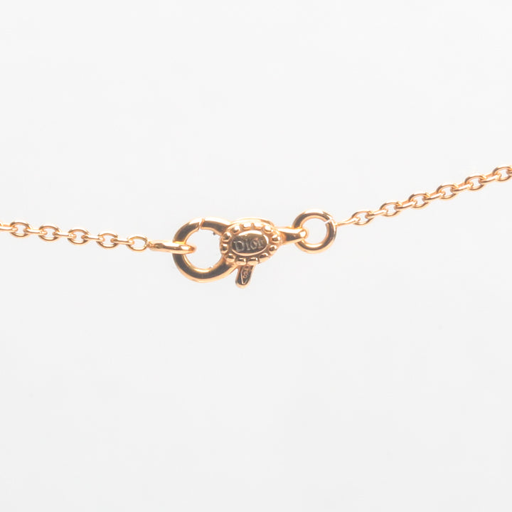 CHRISTIAN DIOR 18K Rose des Vents Diamant-Anhänger-Halskette – ENDVERKAUF