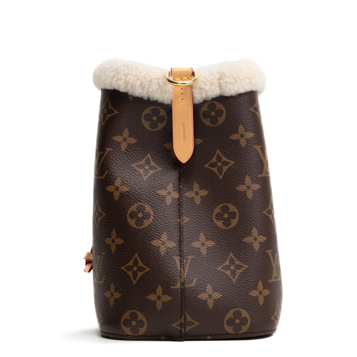 LOUIS VUITTON Monogramm Shearling Cozygram Neonoe BB