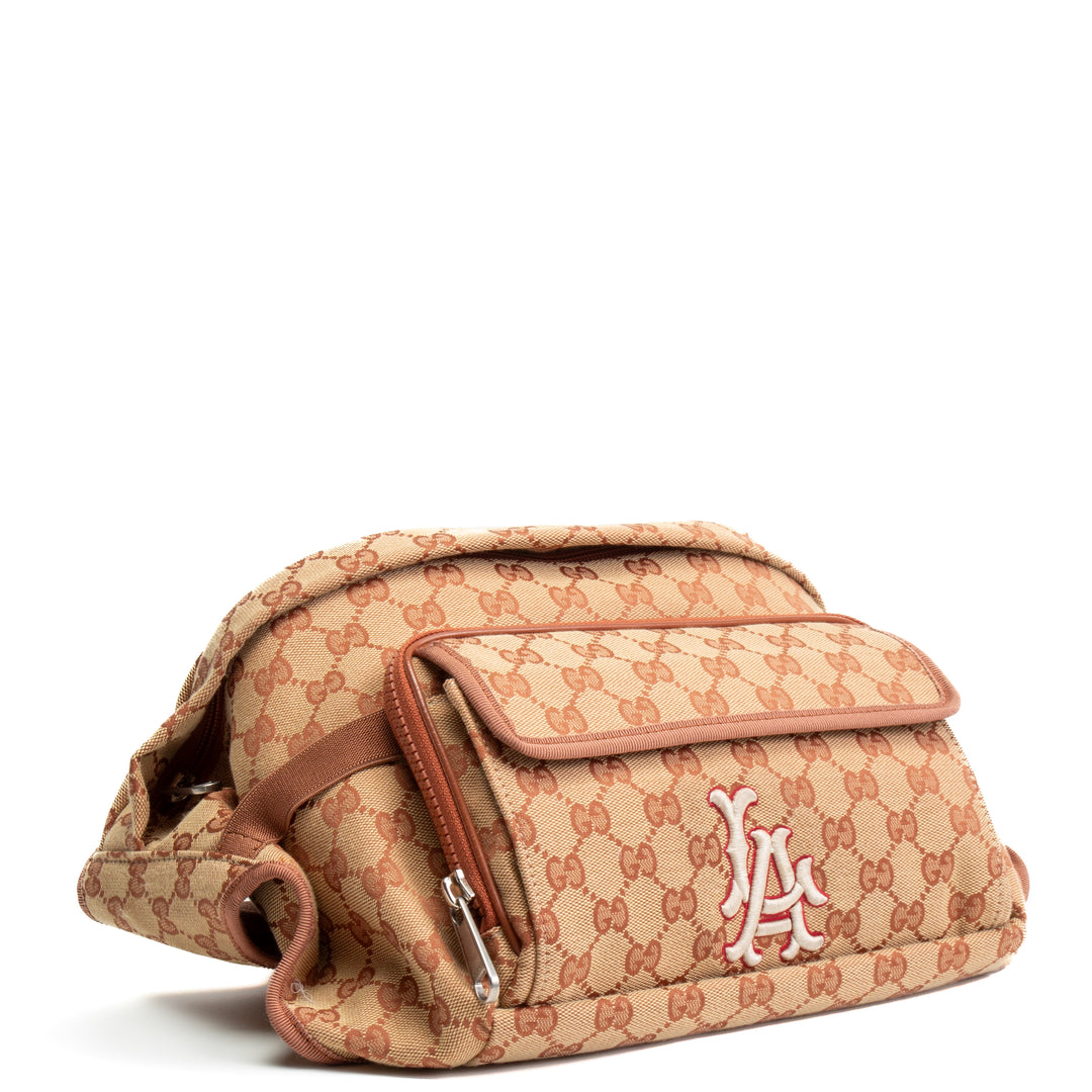 Wandelbare Gürteltasche „LA Dodgers“ aus GG-Canvas von GUCCI x MLB