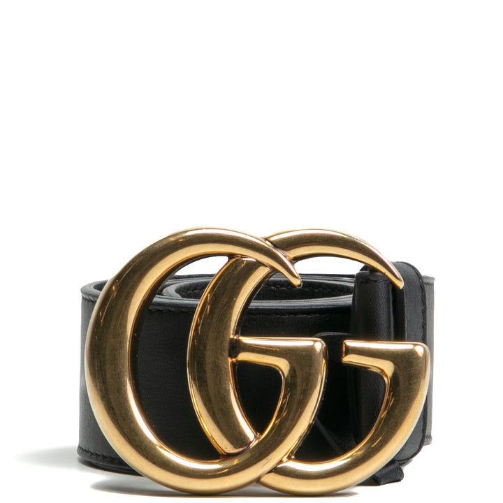 GUCCI Leder Marmont Gürtel - Schwarz