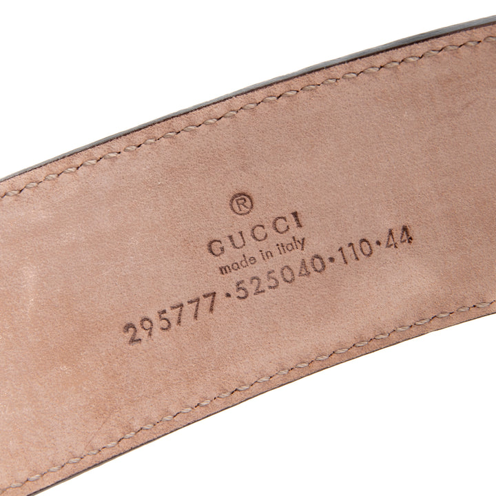 GUCCI GG Interlocking-Gürtel - Schwarz