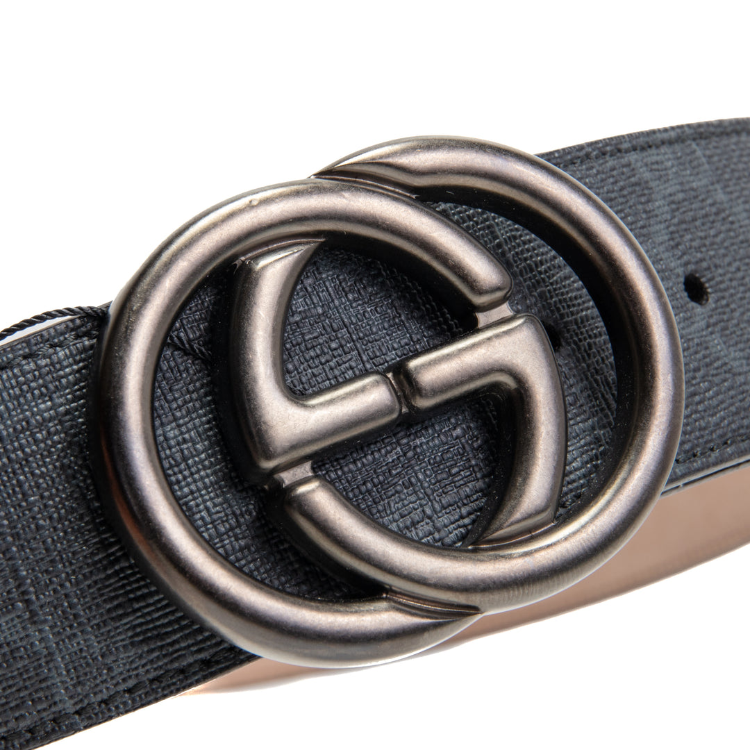 GUCCI GG Interlocking-Gürtel - Schwarz