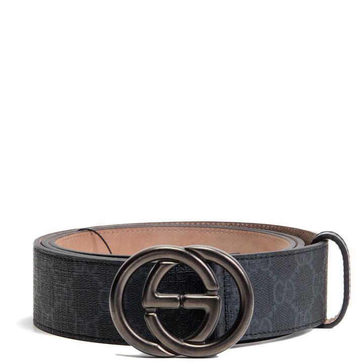 GUCCI GG Interlocking-Gürtel - Schwarz