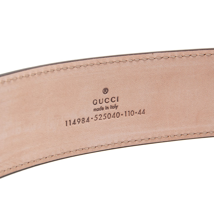 GUCCI Ineinandergreifender GG Webgürtel - Weiß