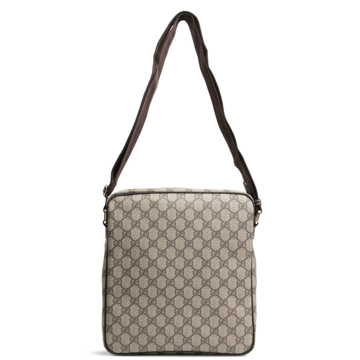 GUCCI GG Plus Medium Messenger Bag- Brown