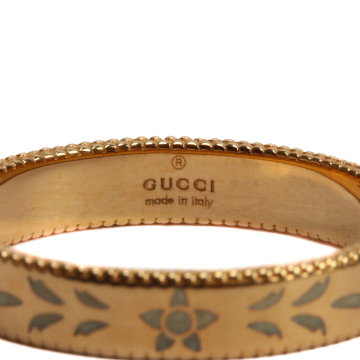 GUCCI Emaille Blossom Icon Ring - ENDGÜLTIGER VERKAUF