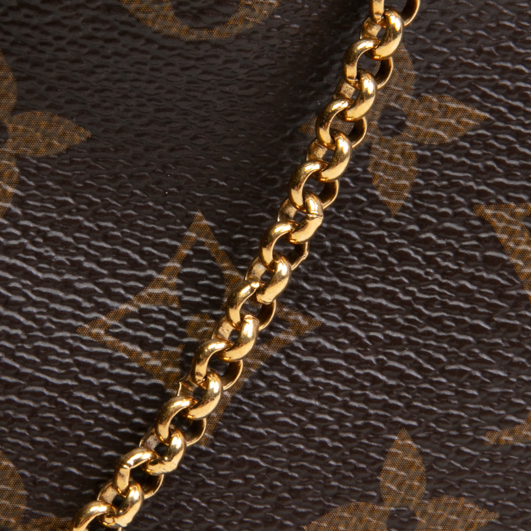 LOUIS VUITTON Monogram Pallas Clutch