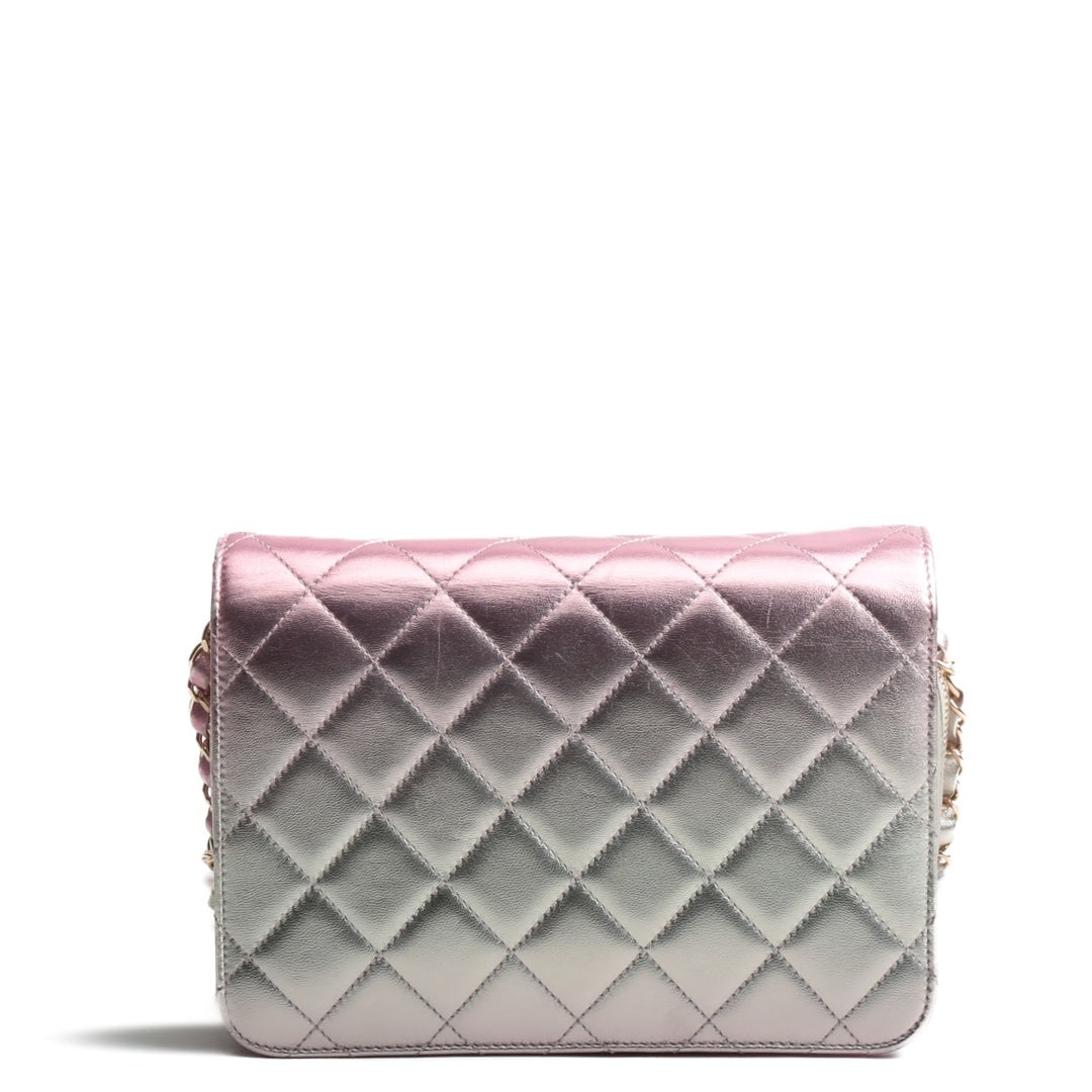 CHANEL Like A Wallet Flap - Metallic Pink