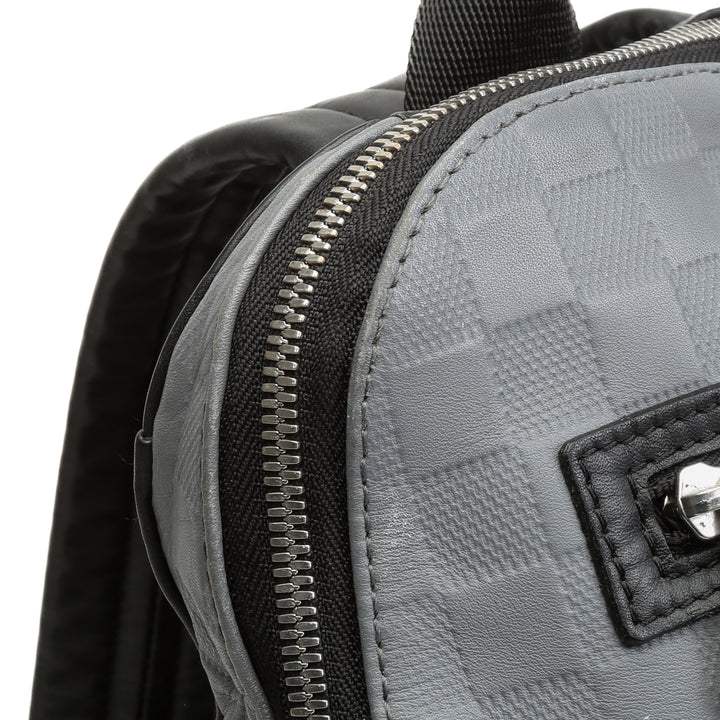 LOUIS VUITTON Avenue Damier Infini Lederrucksack – Grau OUTLET ENDVERKAUF