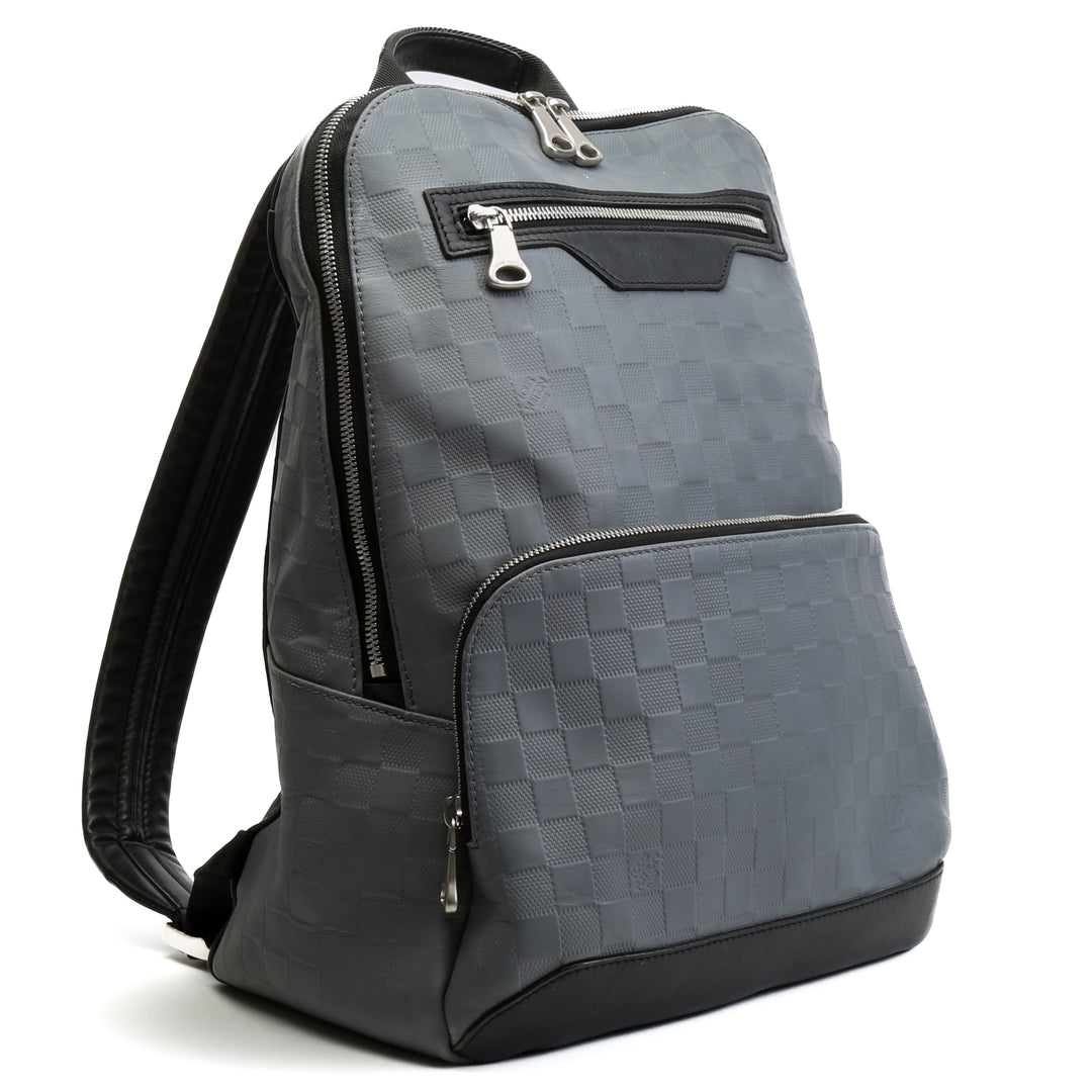 LOUIS VUITTON Avenue Damier Infini Lederrucksack – Grau OUTLET ENDVERKAUF