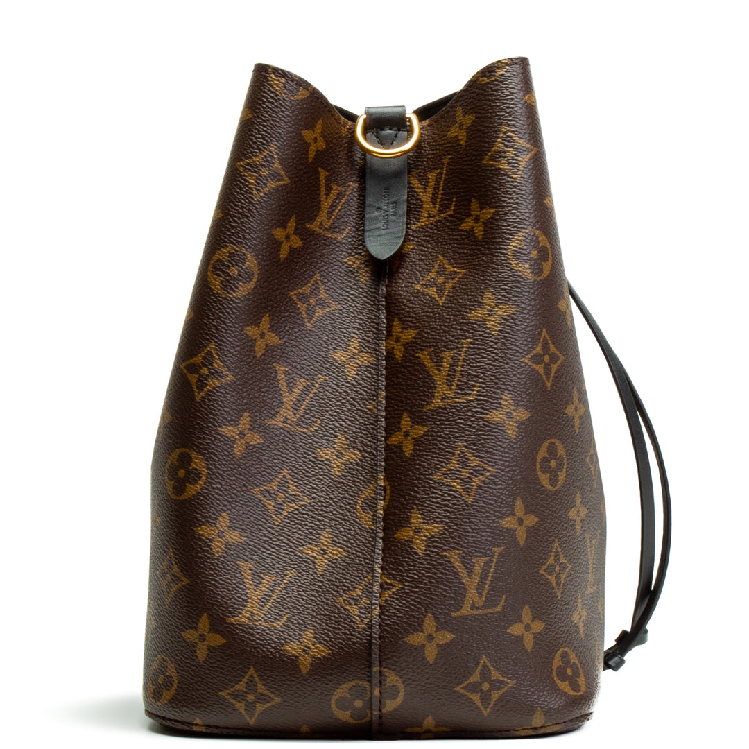 LOUIS VUITTON Monogram Neonoe MM - Black