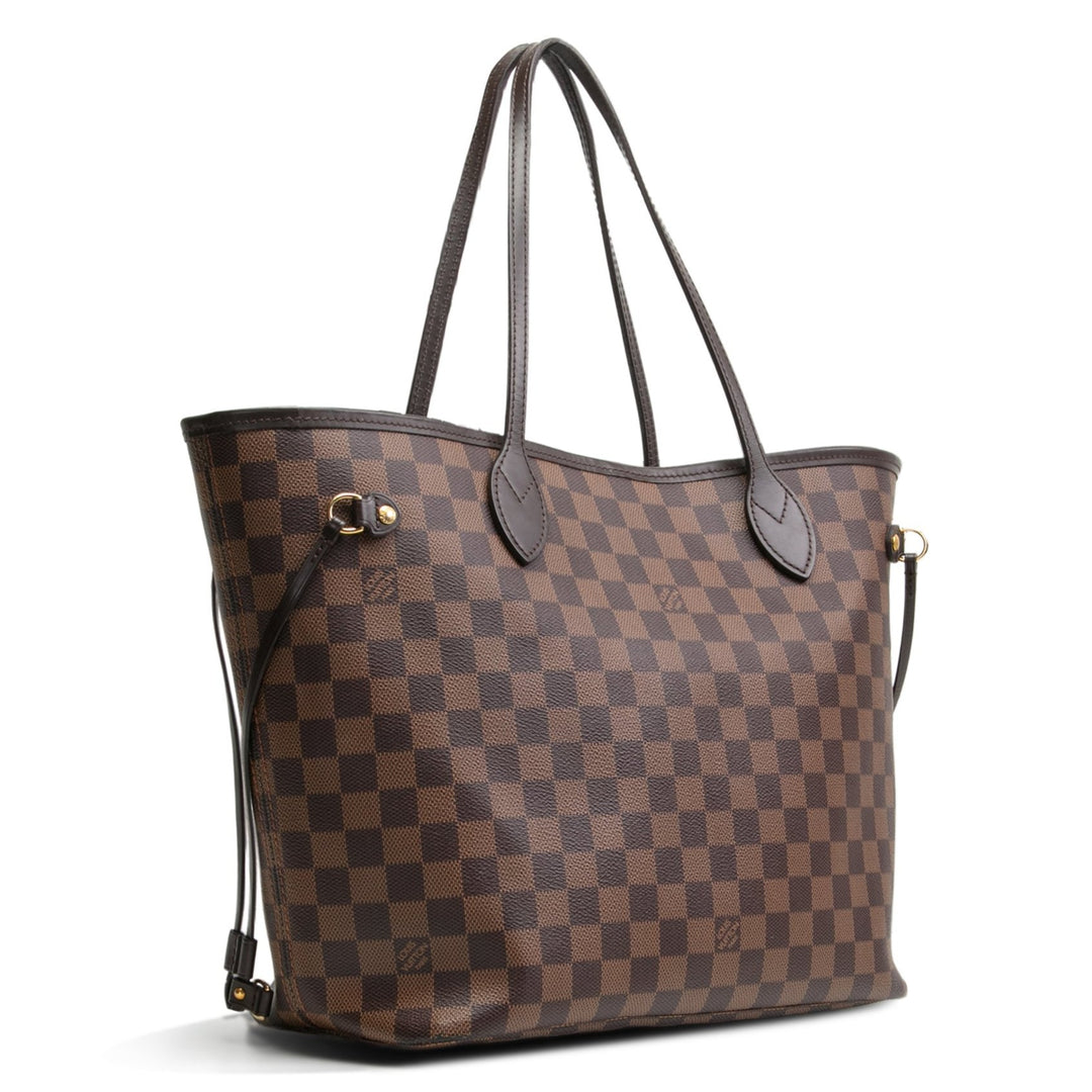 LOUIS VUITTON Damier Ebene Neverfull MM mit Beutel