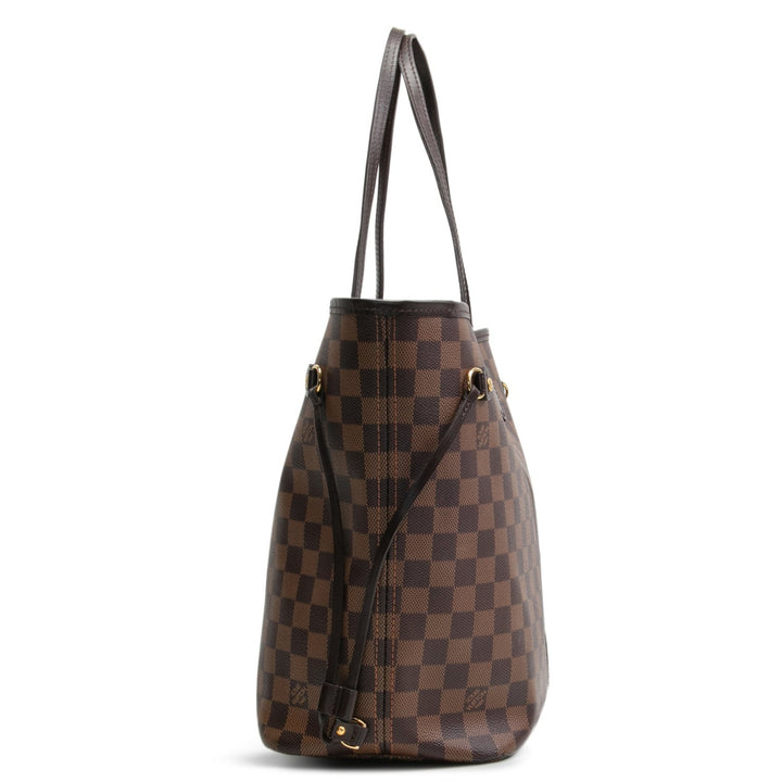 LOUIS VUITTON Damier Ebene Neverfull MM mit Beutel