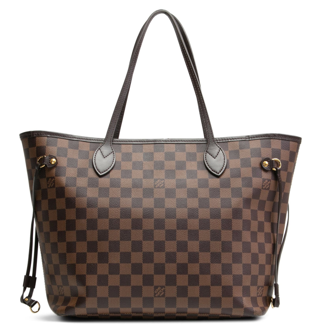 LOUIS VUITTON Damier Ebene Neverfull MM mit Beutel