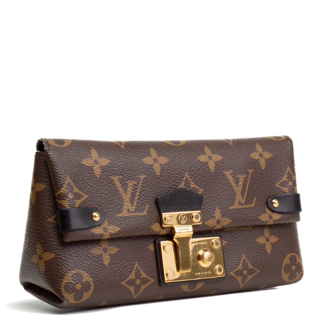 LOUIS VUITTON Monogram Triangle Crossbody Wallet