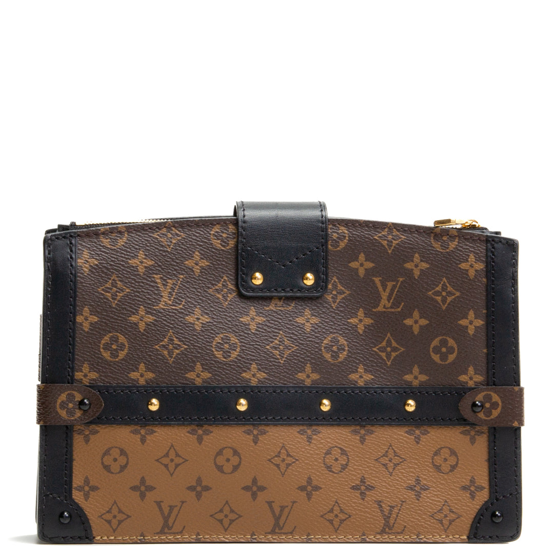 LOUIS VUITTON Weiche Clutch mit umgekehrtem Monogramm