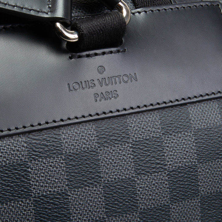 LOUIS VUITTON Damier Graphite Christopher Backpack MM