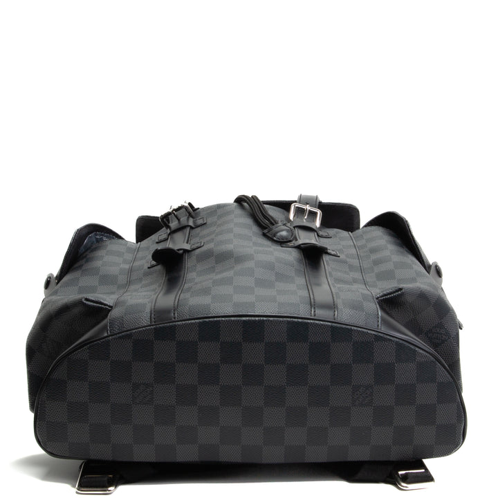 LOUIS VUITTON Damier Graphite Christopher Backpack MM