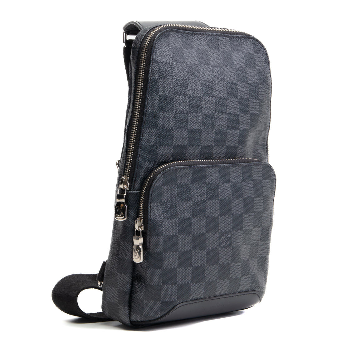 LOUIS VUITTON Avenue Sling – Damier Graphite