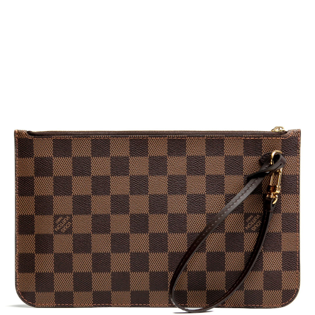 LOUIS VUITTON Damier Ebene Neverfull Pochette/Beutel