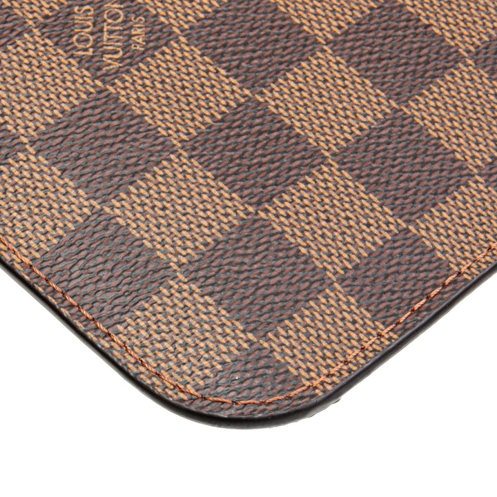 LOUIS VUITTON Damier Ebene Neverfull Pochette/Beutel