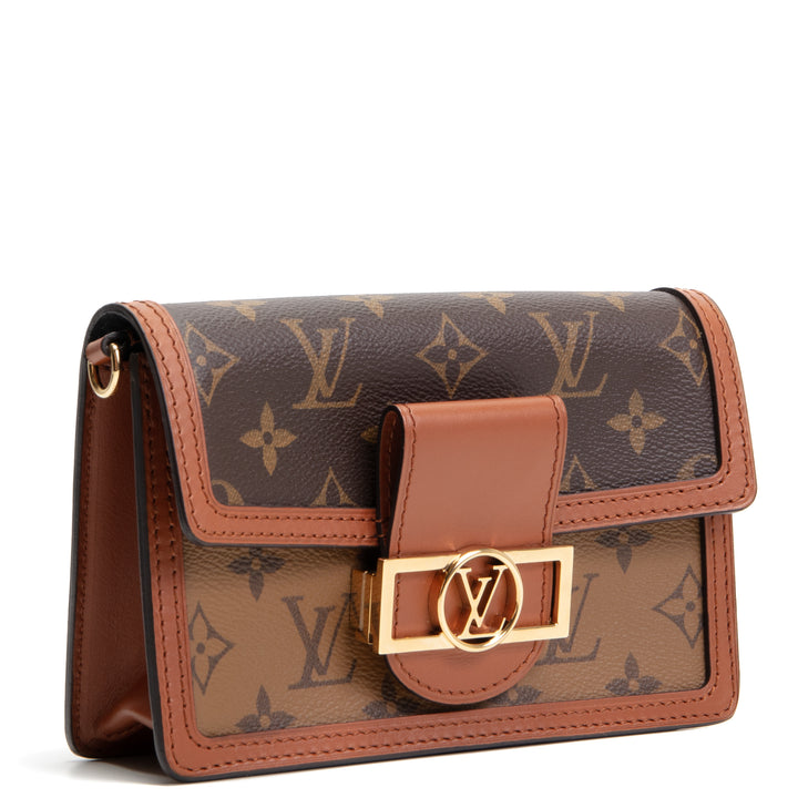 LOUIS VUITTON Dauphine-Geldbörse mit umgekehrtem Monogramm