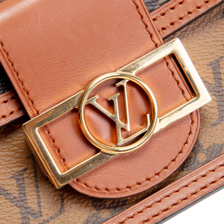 LOUIS VUITTON Dauphine-Geldbörse mit umgekehrtem Monogramm