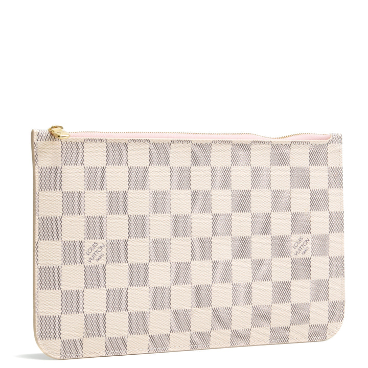 LOUIS VUITTON Damier Azur Neverfull Pochette/Beutel