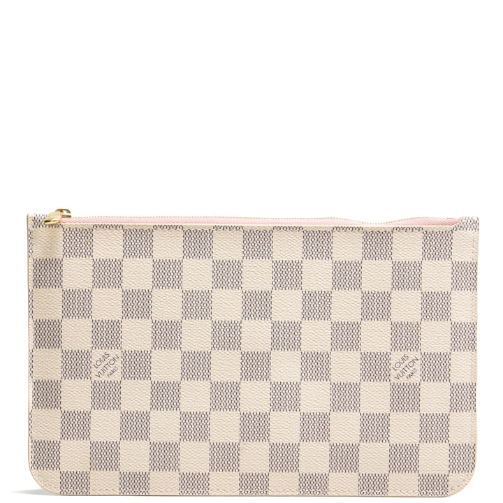 LOUIS VUITTON Damier Azur Neverfull Pochette/Beutel