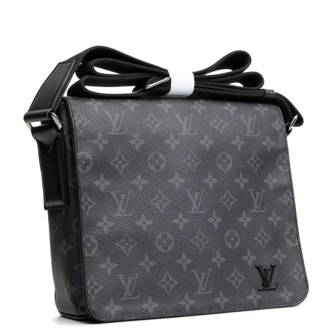 Louis Vuitton Monogram Eclipse Distrikt MM Messenger Outlet Final Sale