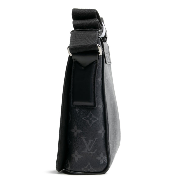 Louis Vuitton Monogram Eclipse Distrikt MM Messenger Outlet Final Sale