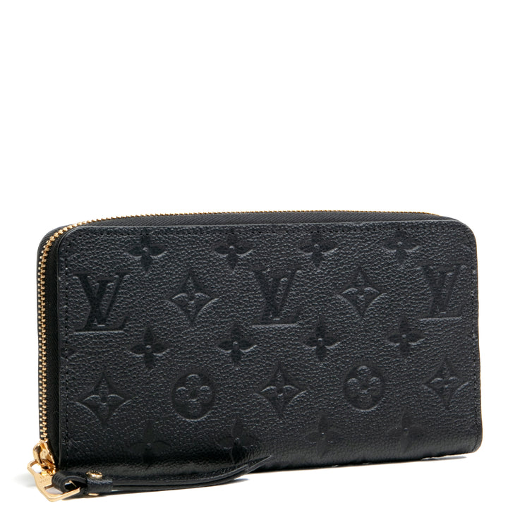 LOUIS VUITTON Zippy Wallet - Black