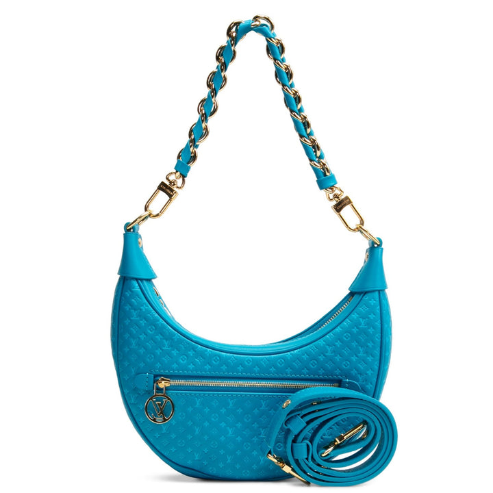 LOUIS VUITTON Nanogram Loop PM Tasche - Blau