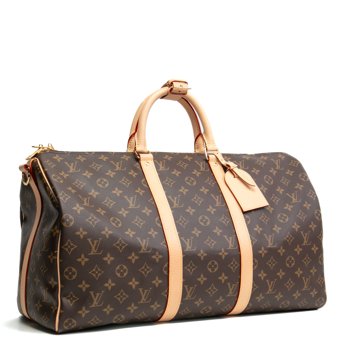 LOUIS VUITTON Monogram Keepall Bandouliere 50