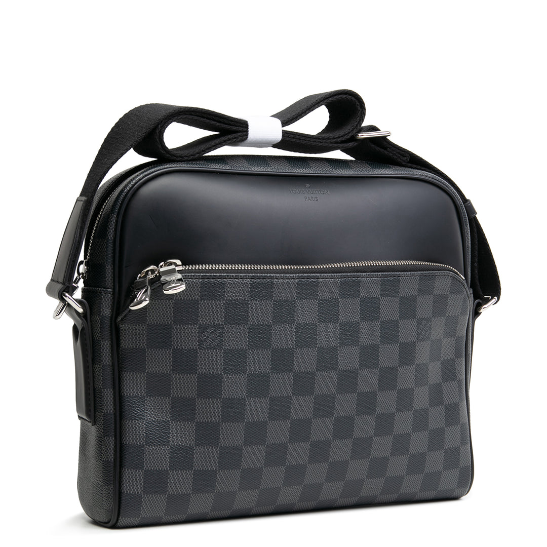 LOUIS VUITTON Dayton Reporter PM Messenger - Damier Graphite