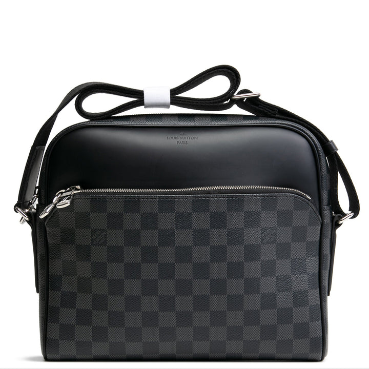 LOUIS VUITTON Dayton Reporter PM Messenger - Damier Graphite