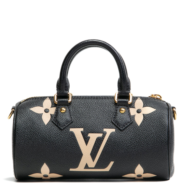 LOUIS VUITTON Papillon BB Bag - Bicolor Black