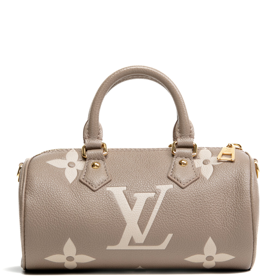 LOUIS VUITTON Papillon BB Bag - Bicolor Tourterelle